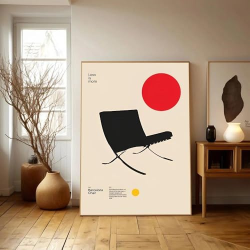 Abstrakte Bauhaus Geometrie Klassische Vintage Leinwand Malerei Poster Und Drucke Wand Kunst Bild Für Wohnzimmer Wohnkultur A4 60X90Cm Kein Rahmen