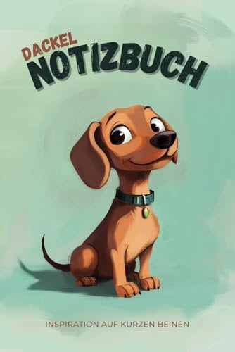 Dackel Notizbuch für Hundeliebhaber | 6x9 Zoll - DIN A5 | 120 Seiten, liniert | Softcover: Dackel Notebook als Geschenk für Hundehalter