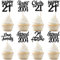 Xsstarmi 24 Pack Black 21st Birthday Cupcake Toppers Twenty One Happy 21st Straight Outta 2004 Cupcake Picks Cheers to 21 Lengend Since 2004 Cake Decor for 21st Birthday Anniversary Party Supplies