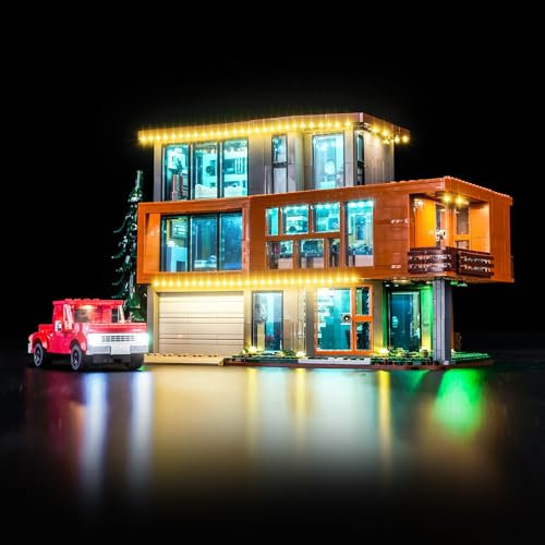 Set di luci a LED compatibile con Lego Twilight The Cullen House 21354 (senza modello), set di illuminazione decorativa compatibile con Lego 21354 Twilight The Cullen House giocattolo creativo