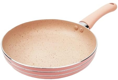 XUWEWI Padella Per Omelette Padella modello mini padella for uova padella for colazione padella antiaderente set di padelle for uova Per La Cucina(Pink)