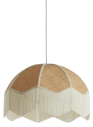 Light & Living Hängeleuchte Malacia - Hellbraun - Ø60cm | Rund - Modern - Raffia - Hängelampe & Pendellampe - Lampe Wohnzimmer & Schlafzimmer - Pendelleuchte Esstisch