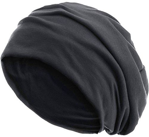 style3 Slouch Beanie aus atmungsaktivem, feinem und leichten Jersey Unisex Mütze Haube Bini Einheitsgröße