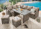 Destiny Loungegruppe Bergamo Eckgruppe Mixed Grey Lounge Garnitur Dininglounge
