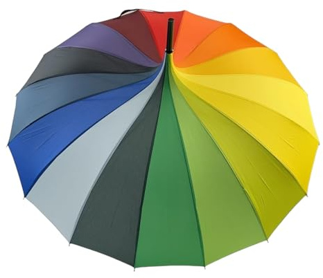 SOAKE Regenschirm Pagodenschirm Rainbow Regenbogen