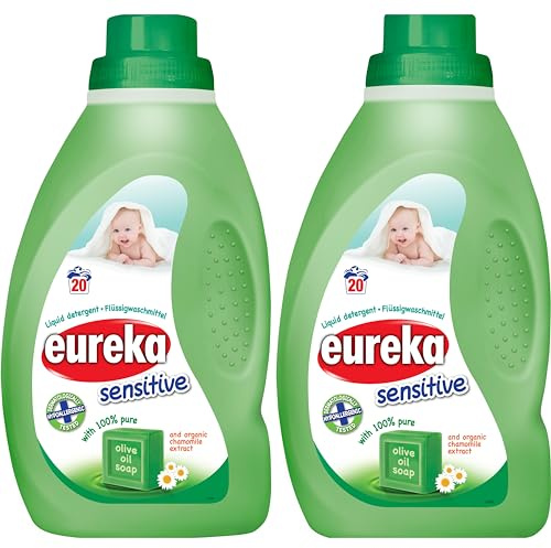 Eureka Sensitive Baby Laundry Detergent – 2 x 1L