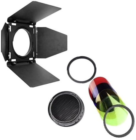 Godox BD08 Honey Comb Barndoor Colour Set AD400pro