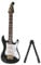 14 cm Mini Klassische Gitarre Musikinstrument Modell Hölzerne E-Gitarre Ornamente Lindenholz Handwerk Rot Schwarz Weiß Weiß Kaffee(schwarzer)