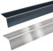 Gastro-Blechdesign Winkelprofil Edelstahl - 1m lang - 2x2cm - 0,8mm stark - K240 geschliffen V2A - Winkelblech Edelstahlwinkel -100cm 1000mm- Kantenschutz Edelstahl Winkelprofil 20x20mm