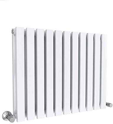 NRG - Pannello radiatore rettangolare per riscaldamento centralizzato, colore: Bianco