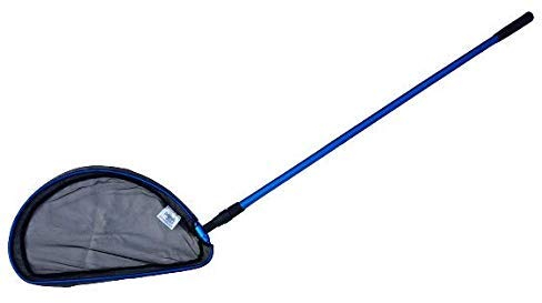 Pond H2o Light N' Easy Skimmer Net 18 Inch Net Head with Telescopic 6 Foot (70 Inches) Pole, 2 Part System, Water Garden Koi Fish Pond Skimming Net for small debris, pine needles, leaf and acorns