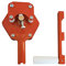Faderr Torno de manivela de Invernadero, Máquina Manual de Dispositivo de elevación Enrollable Manual de película de Pared Lateral de Bloqueo automático, Torno de manivela Manual de Invernadero