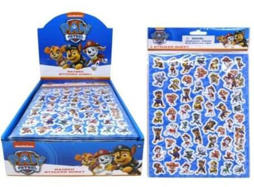 Paw Patrol Erhöhter Aufkleberbogen im Polybeutel