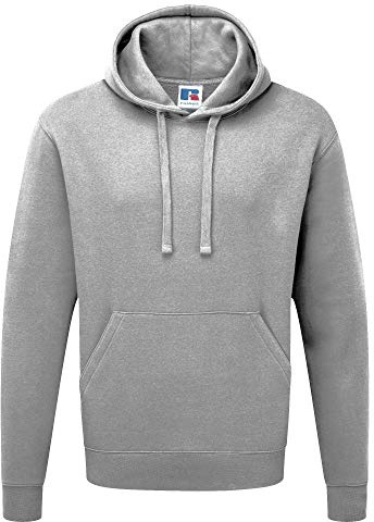 Russell Authentic Kapuzenpullover/Kapuzensweater/Hoodie (XS) (Grau)