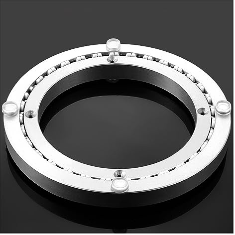 Duchunsheng DrehtellerKugellager Drehbar 25 30 40 50 60 70cm Aluminiumlegierung Stumm Drehscheiben Scheibe Dreht, Drehscheibe Drehteller - Stabil Und rutschfest Lazy Susan DrehkranzRing