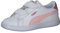PUMA Smash 3.0 L V PS, Scarpe da Ginnastica, White-Rose Dust-Heartfelt, 34 EU