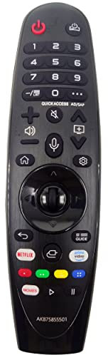 Kindsion Telecomando compatibile AN-MR20GA per televisori LG 2020 BX, CX, GX, UHD 70, UN69, UN7300, WX, serie ZX con cursore clic, punto, rotella di scorrimento e funzioni di controllo vocale