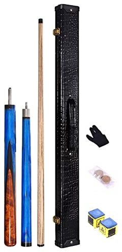 Weißes Wachsholz Billard Queue handgefertigtes Pool -cue Sprung & Break Snooker Cue Billiard Cue(Color:C,Size:)