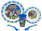 Set vajilla infantil reutilizable apta para microondas compuesta por vaso, plato, cuenco y cubiertos de Sonic