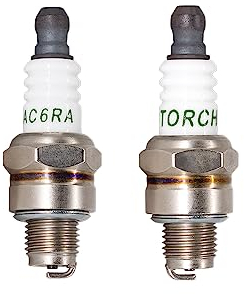 TORCH Zündkerze AC6RA Ersetzen für NGK CMR6A/1223 Zündkerze, für Champion 978/RY4C RY4CT10, für Autolite 4194 Zündkerze, für Brisk 3158 SR15C, OEM (2)