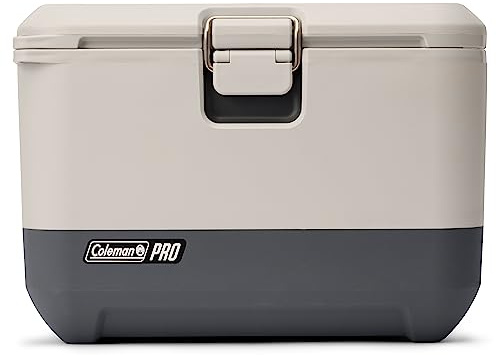 Coleman Pro Heavy-Duty Insulated Hard Cooler Lunchbox, Durable Portable Cooler for Rugged Outdoor Use & Jobsites, Anchor Points for Secure Transportation & Portability