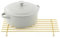 simplywire - Sottopentola - Resistente al calore - Protegge il piano di lavoro della cucina - Grande - Oro chiaro