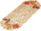 Espamira Deckchen Herbst Oval 22x55 Blätter Tischdecke Tischläufer Mitteldeckchen Untersetzer Bestickt Decke Stoff Pflegeleicht