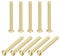 sourcing map Lot de 12 vis à métaux en laiton M3 x 30 mm Phillips à tête cylindrique pour meubles, matériel de bureau, électronique