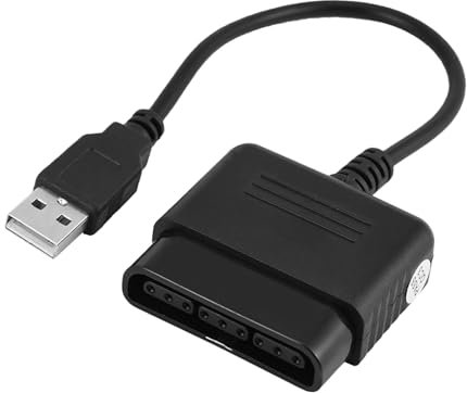 NIZUUONE Adattatore Controller per PC da a PS3, Convertitore Adattatore Plug And Play in modalità Digitale Analogica