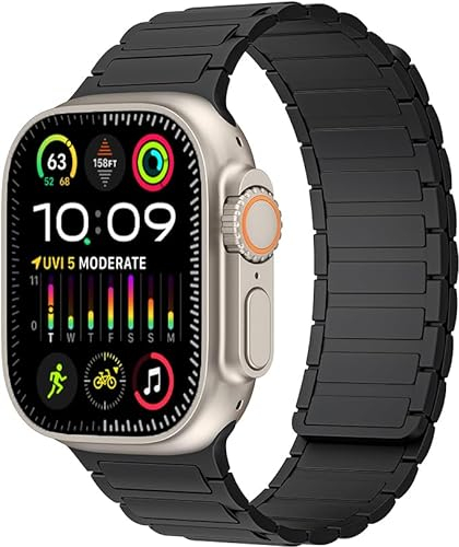 Originale Sport Magnetico Compatibile con Apple Watch Cinturino 49mm 46mm 45mm 44mm 42mm 41mm 40mm 38 mm, per iWatch Ultra 2/Ultra, SE, Series 10 9 8 7 6 5 4 3 2 1