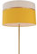 Zweifarbiger Lampenschirm Gelb 35cm für Tischlampen und Stehleuchten, für Wohnzimmer und Schlafzimmer, E27 & E14 max 60W,