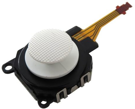 White Console Analog Joystick with Cap Replacement for Sony PSP 3000 3001