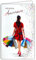Afie 15-6499 Carte Porte-Billet avec Enveloppe Heureux Anniversaire pour Femme Fille Belle Jolie élégante Chic qui aime faire du Shopping Sac à main Robe Rouge Talons - Fabriqué en Europe