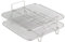 FYOBOT 2-Couches Air Fryer Grilling Rack Air Fryer Grille en Acier Inoxydable pour 4.2-5.8QT Air Fryer Kitchen Four Steamer Cooker