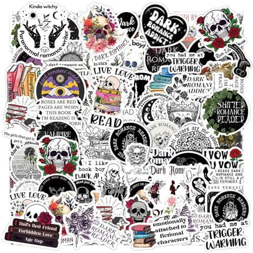 100 Blatt Dunkelromantische Graffiti-Aufkleber, Wasserfeste Vinyl-Aufkleber, Scrapbook-Aufkleber, Laptop-Aufkleber, Gitarren-Aufkleber, Notebook-Dekorationsaufkleber
