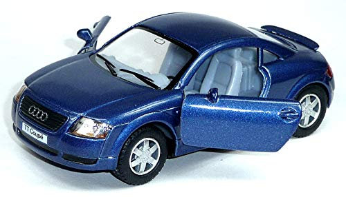 Generisch Modellauto kompatibel mit Audi TT Coupé Sammlermodell ca. 1:32/12,5cm blau
