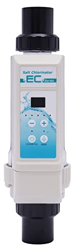Système d'électrolyse au sel pour piscine – Chlorinateur universel jusqu'à 50 m³/13209 gallons, production de chlore 8 g/h, installation rapide, design en plastique durable