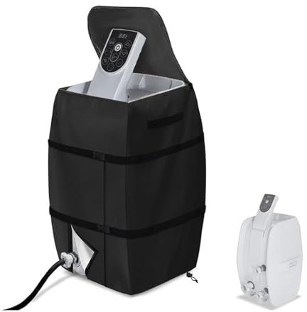 XHDZSW Housse De Chauffage pour Spa | Housse De Pompe De Chauffage | Housse De Pompe De Chauffe-Eau pour Spa | Imperméable Housse De Spa Portable (Noir)