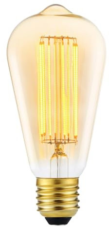 SYLVANIA Glühbirne E27 Vintage | Retro LED dimmbar | Warmweiß 2000K mit Fillament | Edison Form | Leuchtmittel mit App, Alexa, Siri steuerbar