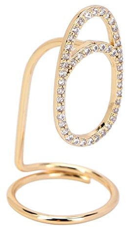 Brrnoo Nail Rings, Nail Rings For Women Fingernail Rings Women Rhinestones Exquisite Fashionable Finger Nail Cover Ring Fingernail Rings Finger Nail Rings Nail Art Decoration (#1)