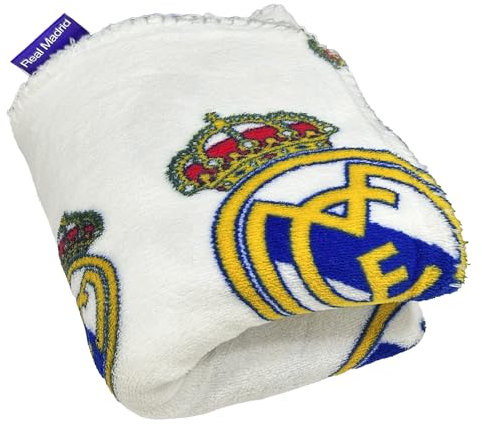 R. Madrid Fußballmannschaftsdecke, Madrid Fußballdecke, Madrid Decke, Stoff R.m Fußballdecke, Fleecedecke, (Decke 120X150CM)