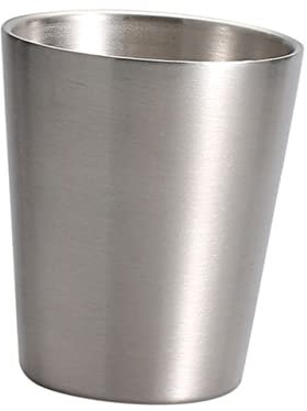 KICHOUSE Vaso De De 250 Ml Acero Inoxidable Resistente Ideal Para Whisky y Licor