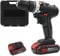 Cordless Drill Driver 36V, Cordless Hammer Drill with 2 Batteries 1.2Ah, 25+1 Torque Battery Drill, 50N.m Max Power Drill, 2 Speed, LED Light, Electric Drill Set for Home and Garden DIY Project