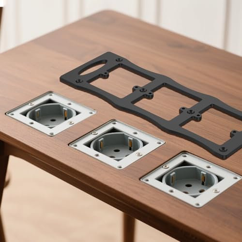 Socket Back Box Template Carbon Steel Slot Hole Opening Tool 70x70mm Slotted Scribing Template Square Hole Cutter for Electrician(A)
