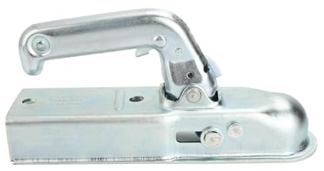 50mm Trailer Hitch Heavy Duty Trailer Coupling Tow Coupling Towing Steel up to 800kg for Light Non-Braking Trailers