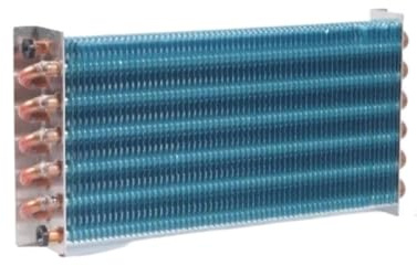 Copper Tube Aluminum Fin Evaporator Condenser Radiator Refrigerator Freezer Refrigeration Equipment 2 * 6 * 300MM