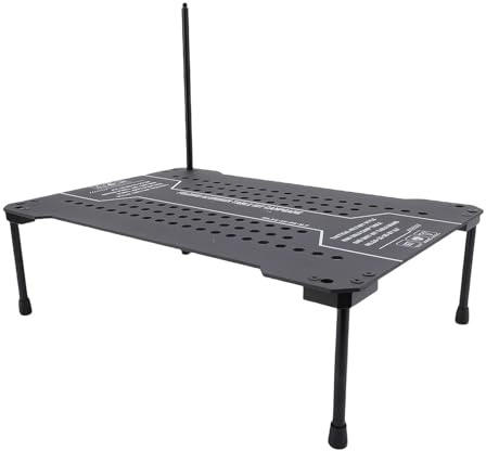KIMISS Table de Camping Pliante – Table de Barbecue Portable pour la Cuisine, Conception Modulaire Légère pour Barbecue et Pique-Nique