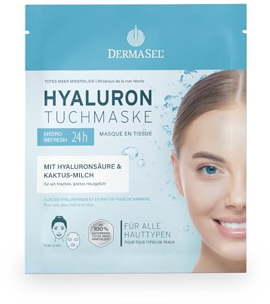 DermaSel Totes Meer Hyaluron Tuchmaske | 1 Stück