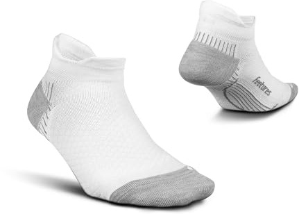 Feetures PF Relief Light Cushion No Show Tab White X-Large