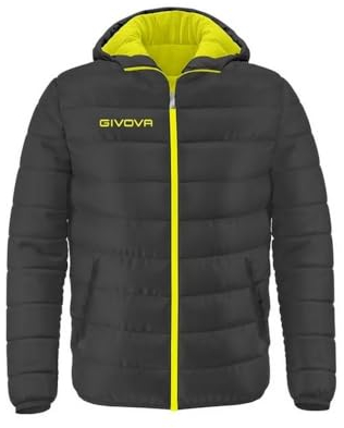 GIUBBOTTO OLANDA GRIGIO SCURO/GIALLO FLUO Tg. M